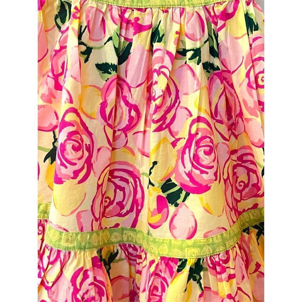 Savannah 18 Months Girls Pink Floral Baby Dress Summer Spring Birthday Party - Picture 4 of 10
